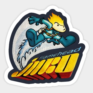 Jnco Flamehead Sticker